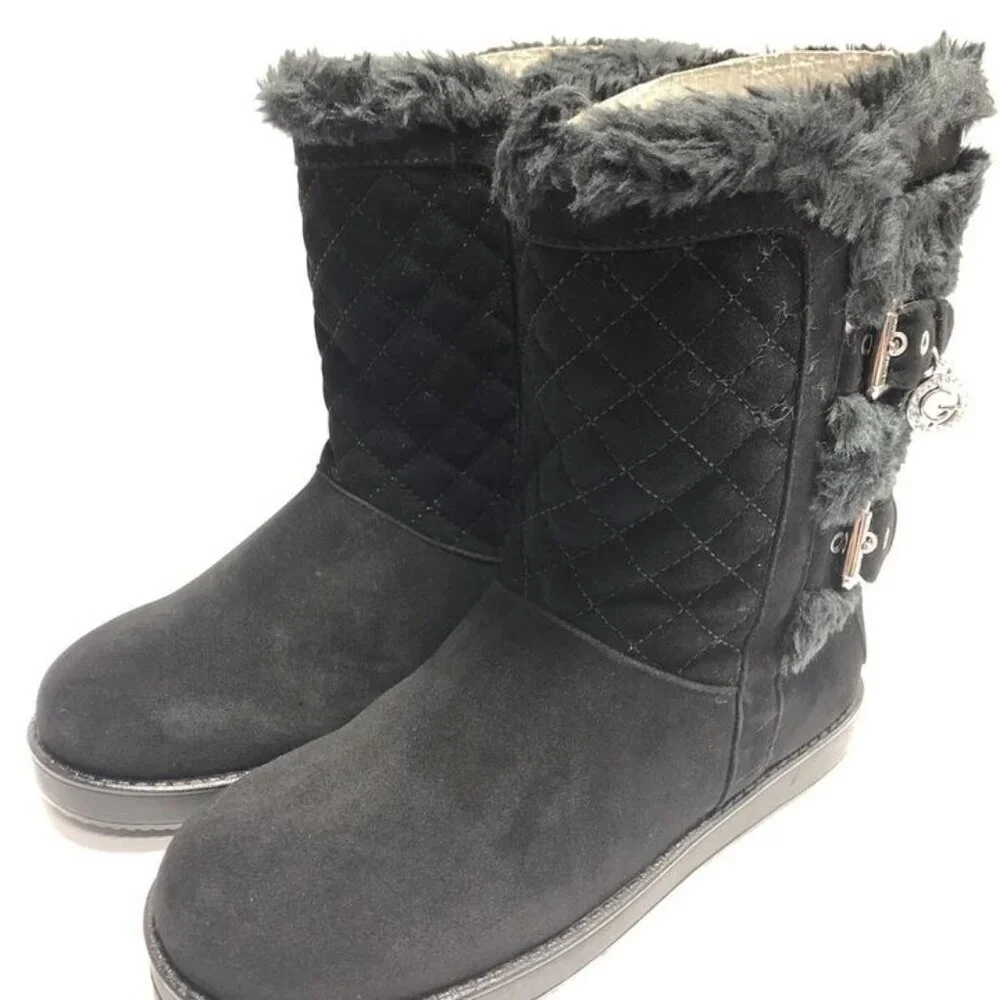 Guess Women’s Antony Boot Black Size 6M